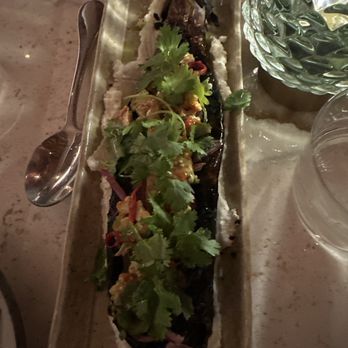 Edgemar - Smoked eggplant - Seafood Near Me - Santa Monica, California