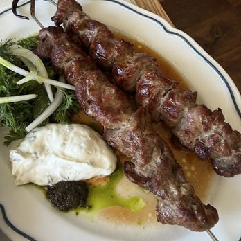 Alisa Wine & Friends - Lamb skewers - Greek Near Me - Venice, California Alisa Wine & Friends - Lamb skewers - Greek Near Me - Venice, California