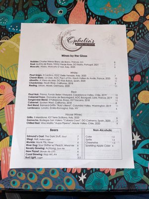 Menu photo 6 Ophelia's Wines & Bites Moncks Corner, SC Menu photo 6 Ophelia's Wines & Bites Moncks Corner, SC