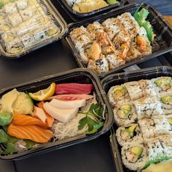Osaka Japanese Restaurant - Sashimi, california roll, tempura roll