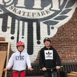 Charm City Skate Park - Waiting for the doors to open.