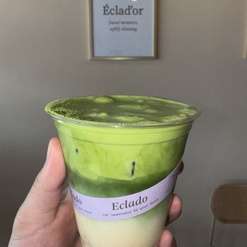 Cafe Eclado - Mango Matcha Cream Top - Cafes Near Me - Artesia, California