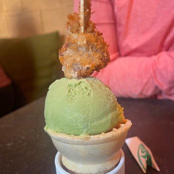 Kibatsu - Green tea ice cream with Wagyu Beef - Sushi Bars Near Me - San Francisco, California Kibatsu - Green tea ice cream with Wagyu Beef - Sushi Bars Near Me - San Francisco, California