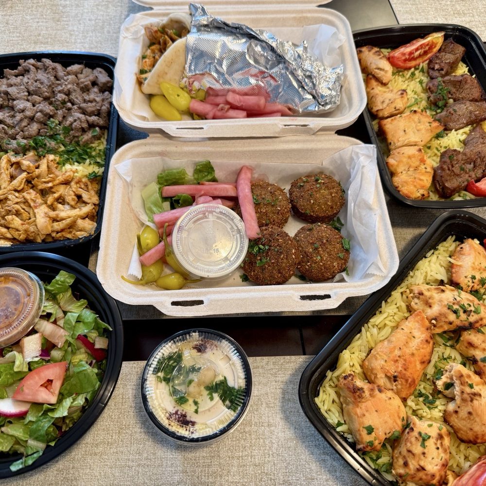 Mediterranean Kebob Station - My dinner haul! - Mediterranean Near Me - Walnut, California