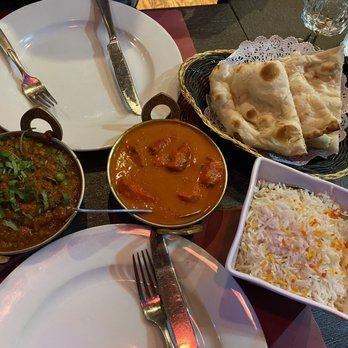 Indian Kitchen - Eggplant , chicken tikka masala, naan - Indian Near Me - Brooklyn, New York