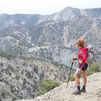 Devil's Backbone - Narrow and steep cliffs - Hiking Near Me - Mount Baldy, California
