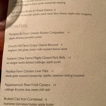 Zynodoa - Dinner Menu 10/27/2018 - New American Near Me - Staunton, Virginia Zynodoa - Dinner Menu 10/27/2018 - New American Near Me - Staunton, Virginia