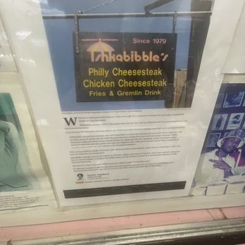 Ishkabibble's - Plaque on wall - Cheesesteaks Near Me - Philadelphia, Pennsylvania