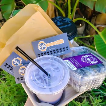 Cafe Aficionado - Just got my Ube lovers package delivered from Cafè Aficionado and I'm loving it! I got 2 hopias + 4 creme cakes + 2 lattes for $18! - Coffee & Tea Near Me - Los Angeles, California Cafe Aficionado - Just got my Ube lovers package delivered from Cafè Aficionado and I'm loving it! I got 2 hopias + 4 creme cakes + 2 lattes for $18! - Coffee & Tea Near Me - Los Angeles, California
