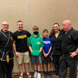 Touchstone Karate Academy - Black Belt test with Grandmaster Worley presiding.