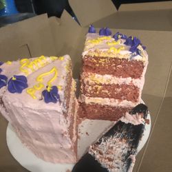Martha Bakes - Strawberry Birthday cake