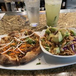 Thai Chicken Pizza & Thai Salad Thai Chicken Pizza & Thai Salad
