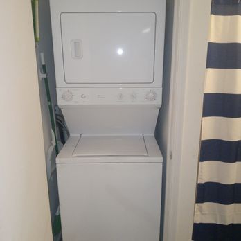Zooms Appliance and Repair - My refurbished Frigidaire stacked washer and dryer. - Appliances & Repair Near Me - Ivor, Virginia Zooms Appliance and Repair - My refurbished Frigidaire stacked washer and dryer. - Appliances & Repair Near Me - Ivor, Virginia