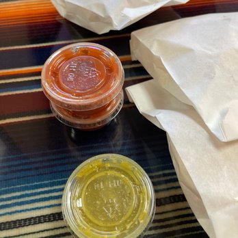 Taqueria El Burrito - Pre bagged chips & salsa - Mexican Near Me - Davis, California