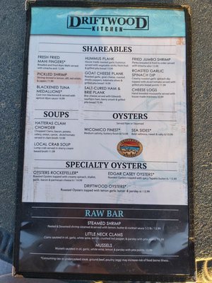 Menu photo 3 Driftwood Kitchen Virginia Beach, VA Menu photo 3 Driftwood Kitchen Virginia Beach, VA