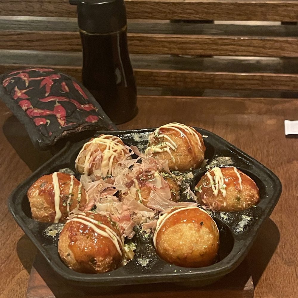 Mr Max - Takoyaki Ball Shaped Octopus Puffs - Sushi Bars Near Me - Irving, Texas