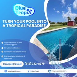 Blue Tropix - "Turn your pool into a tropical paradise"
Transforming into the best version.
We would be happy to hear from you!