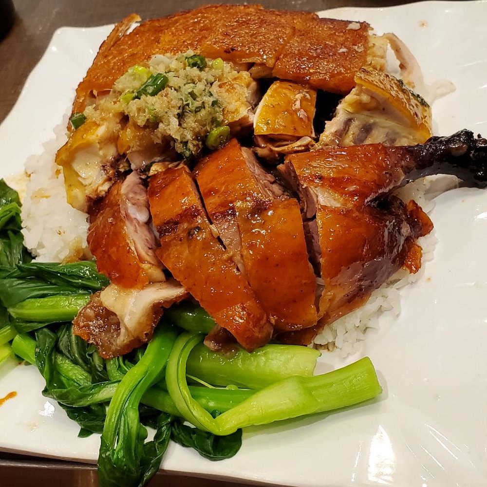 King's Kitchen - 3 meat combo [roast pig, soy sauce chicken, roast duck] - Cantonese Near Me - Brooklyn, New York