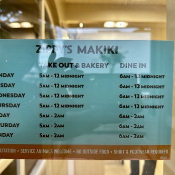 Zippy's Makiki - Business hours 11/4/25 - Diners Near Me - Honolulu, Hawaii
