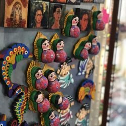 Mixcoatl Handicrafts & Jewelry - Assorted hand crafted fridge magnets