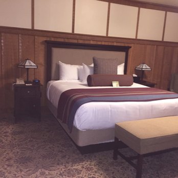 Many Glacier Hotel - King bed in room 203. - Hotels Near Me - Browning, Montana