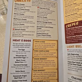 The Pancake Chef - Menu 2 of 6 - American Near Me - SeaTac, Washington