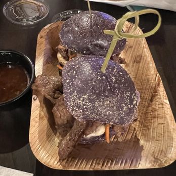 Kalye - Ube Beef Sliders (2pcs) - Filipino Near Me - New York, New York Kalye - Ube Beef Sliders (2pcs) - Filipino Near Me - New York, New York