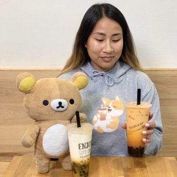 Teaspoon - Silky Mango with boba and Thai Tea with boba - Bubble Tea Near Me - San Ramon, California Teaspoon - Silky Mango with boba and Thai Tea with boba - Bubble Tea Near Me - San Ramon, California