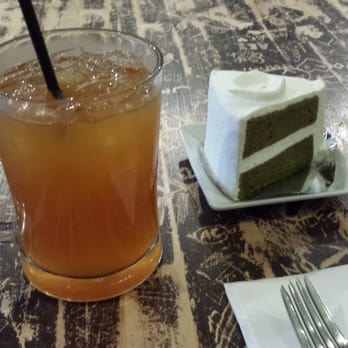 Hide Out Cafe - Grapefruit green tea and matcha chiffon cake - Coffee & Tea Near Me - Rowland Heights, California Hide Out Cafe - Grapefruit green tea and matcha chiffon cake - Coffee & Tea Near Me - Rowland Heights, California