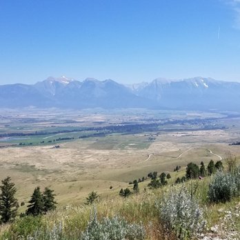 CSKT Bison Range - View of flathead mountain range and the valley below - Kids Activities Near Me - Charlo, Montana