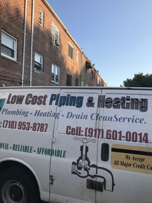 LJ Low Cost Piping & Heating Drain Clean Service Logo