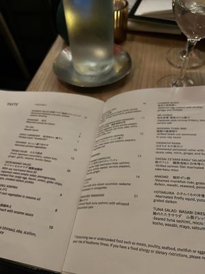 Menu photo 7 Sakagura New York, NY
