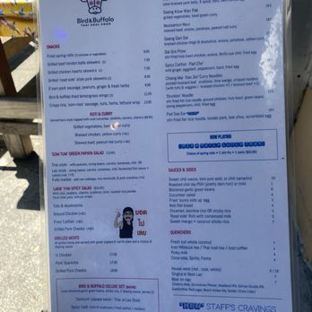 Bird & Buffalo - Menu - Thai Near Me - Oakland, California Bird & Buffalo - Menu - Thai Near Me - Oakland, California