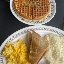 All Star Special with blueberry waffle All Star Special with blueberry waffle