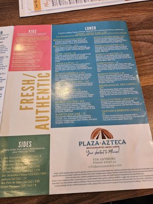 Menu photo 6 Plaza Azteca Evesham, NJ