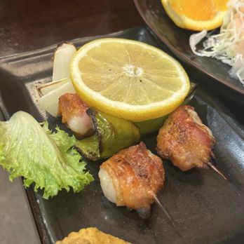 Azuma Japanese Restaurant - bacon wrapped scallop - Izakaya Near Me - Gardena, California Azuma Japanese Restaurant - bacon wrapped scallop - Izakaya Near Me - Gardena, California
