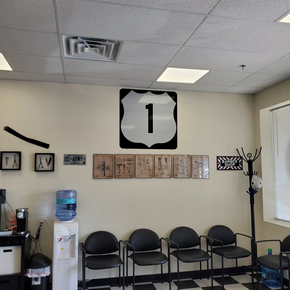 Route 1 Barbershop & Shave Parlour Logo