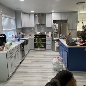 American Building Development - Kitchen after. Wall on right removed - Siding Near Me - Sacramento, California