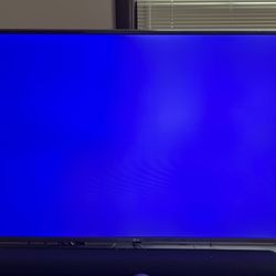 Sams TV Repair - What it looked like before being fixed. This is supposed to be white. (Though the phone camera makes it look worse than it was.)