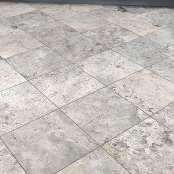 FH Carpet Cleaning - Cleaned stone tile. Three shades lighter than before! - Carpet Cleaning Near Me