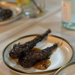 Status Hollywood - Their lamb chop.... That sauce tho
