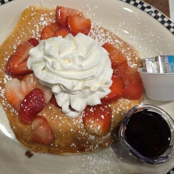 Black Bear Diner Elk Grove - Pancake that comes with the Shasta Scramble - Diners Near Me - Elk Grove, California Black Bear Diner Elk Grove - Pancake that comes with the Shasta Scramble - Diners Near Me - Elk Grove, California