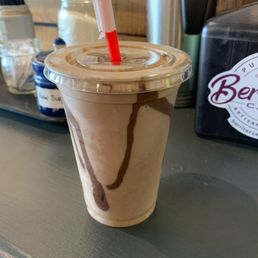 Loving my smoothie CHOCOLATA with added Nuttella