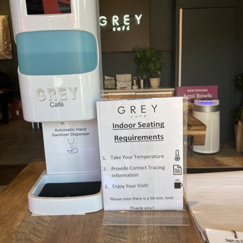 GREY Cafe - Automatic temperature and hand sanitizer - Cafes Near Me - Flushing, New York GREY Cafe - Automatic temperature and hand sanitizer - Cafes Near Me - Flushing, New York