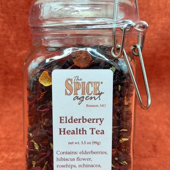 The Spice Agent - a jar of elderberry tea - Herbs & Spices Near Me - Branson, Missouri