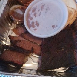 The brisket and ribs The brisket and ribs