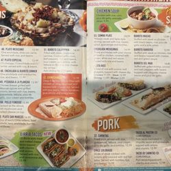 San Marcos Mexican Grill - Third fourth page of the menu 1/26