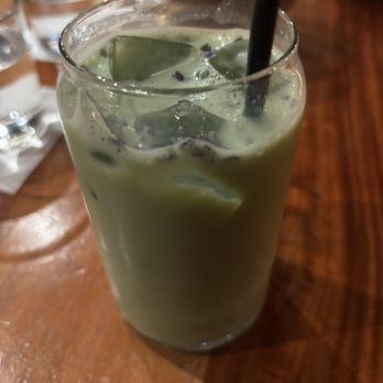 Xaman Cafe - Lavender Matcha - Cafes Near Me - Dallas, Texas