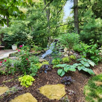 Narnia Landscaping Design and Construction - New pondless water feature along with plants - Landscaping Near Me - West Chicago, Illinois Narnia Landscaping Design and Construction - New pondless water feature along with plants - Landscaping Near Me - West Chicago, Illinois