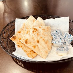 Warm pita bread